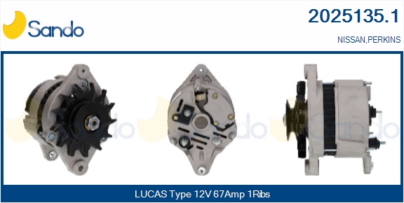 Alternatore SANDO 2025135.1