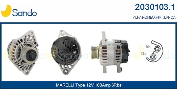 Alternatore SANDO 2030103.1