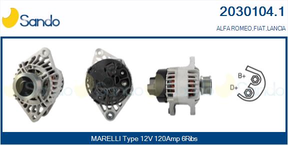 Alternatore SANDO 2030104.1