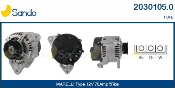 Alternatore SANDO 2030105.0