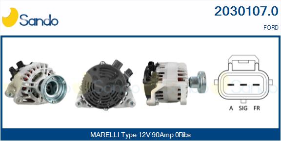  ALTERNATORE (ADATTABILE) FORD FOCUS 1.8TDI -04