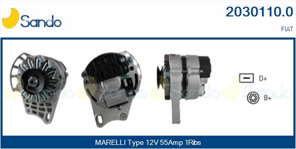  ALTERNATORE (ADATTABILE) FIAT SEICENTO -10