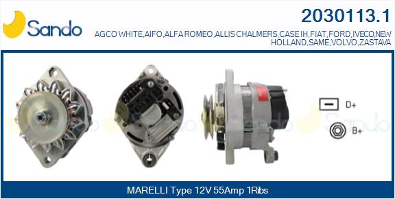  ALTERNATORE (ORIGINALE ) FIAT DUCATO 1.9TD -94