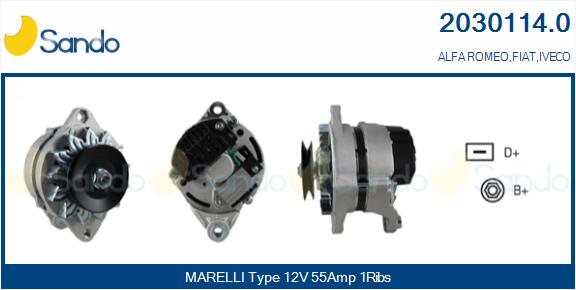 SANDO ALT.RE(ADATTABILE) IVECO DAYLI 96-