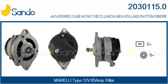  ALTERNATORE (ADATTABILE) IVECO DAILY -96