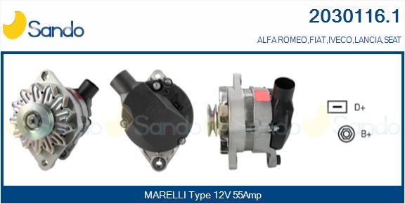 Alternatore SANDO 2030116.1