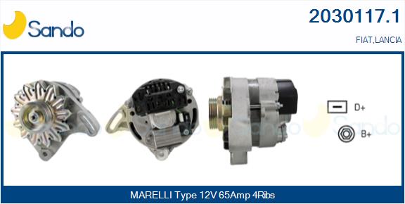 ALTERNATORE (ORIGINALE) per FIAT PANDA 1.1 -04