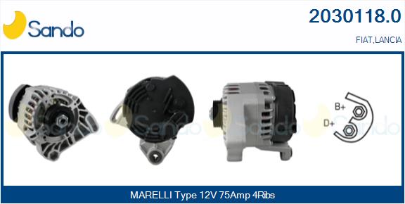 Alternatore SANDO 2030118.0