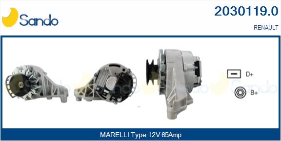 Alternatore SANDO 2030119.0