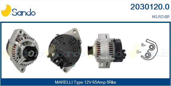 Alternatore SANDO 2030120.0