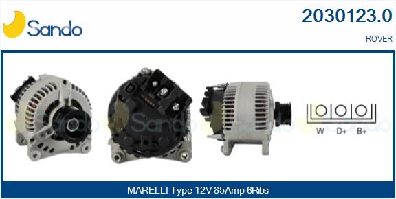 Alternatore SANDO 2030123.0