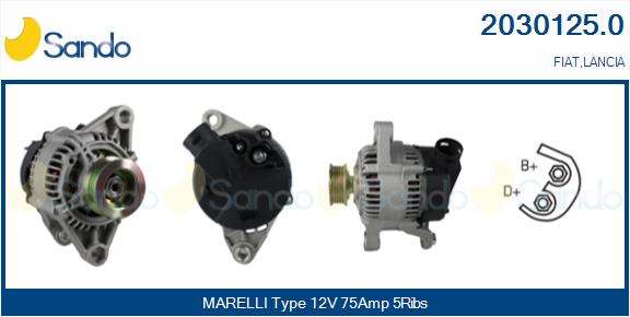 Alternatore SANDO 2030125.0