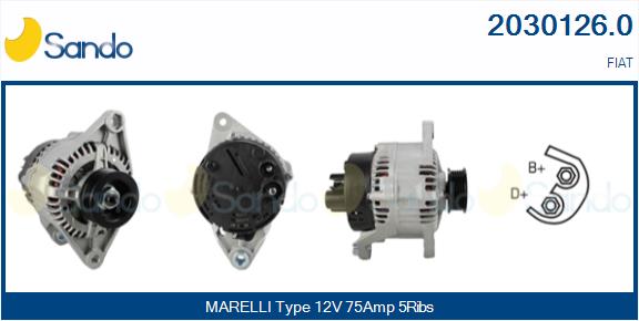  ALTERNATORE (ADATTABILE) FIAT DUCATO 1.9TD -02