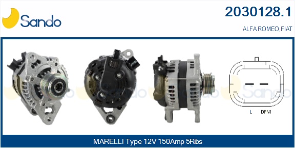  ALTERNATORE (ORIGINALE ) ALFA 159 24JTDM -11