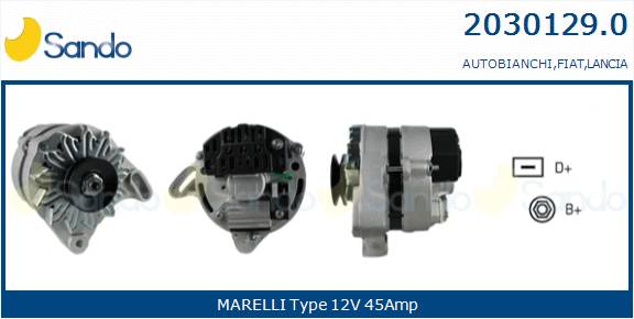  ALTERNATORE (ADATTABILE) LANCIA Y10 1.0 -91