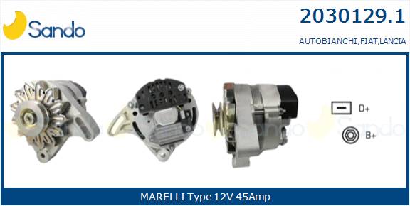  ALTERNATORE (ORIGINALE ) FIAT PANDA -04