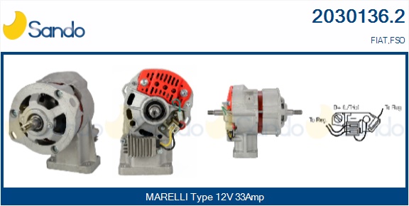 SANDO ALTERNATORE FIAT