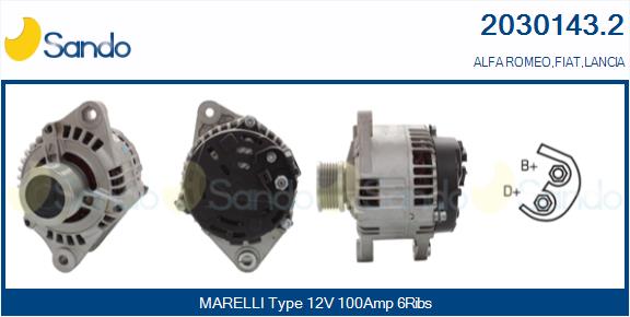 Alternatore SANDO 2030143.2