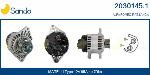 Alternatore SANDO 2030145.1