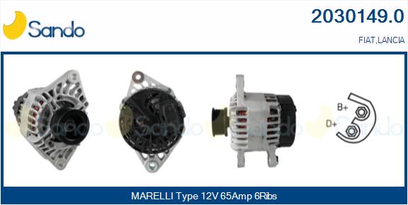 Alternatore SANDO 2030149.0