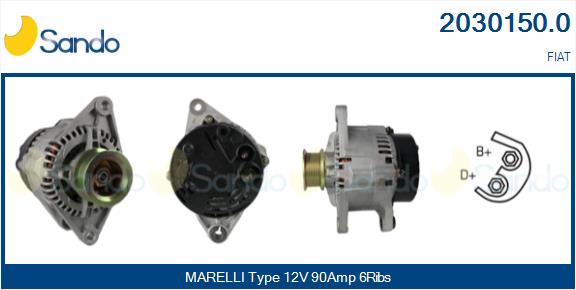 Alternatore SANDO 2030150.0