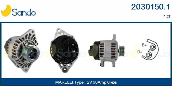 Alternatore SANDO 2030150.1