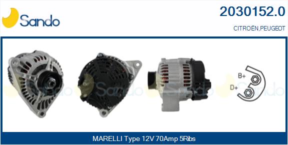 Alternatore SANDO 2030152.0