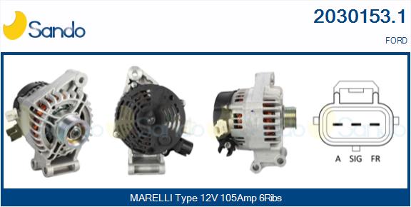 Alternatore SANDO 2030153.1