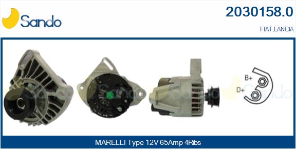 Alternatore SANDO 2030158.0
