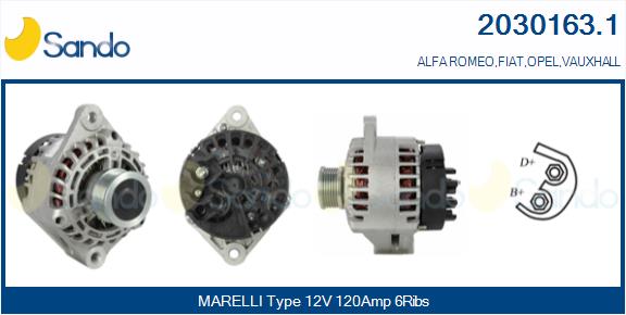 Alternatore SANDO 2030163.1