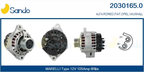  ALTERNATORE (ADATTABILE) FIAT G.PUNTO 1.9DMJ 06-