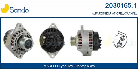 Alternatore SANDO 2030165.1