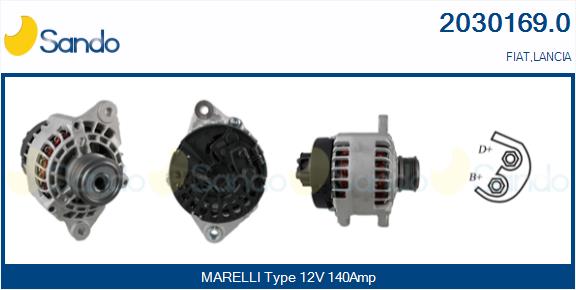 Alternatore SANDO 2030169.0