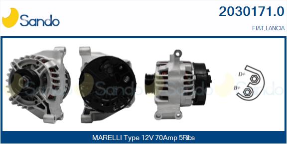  ALTERNATORE (ADATTABILE) FIAT PUNTO 1.4 12-