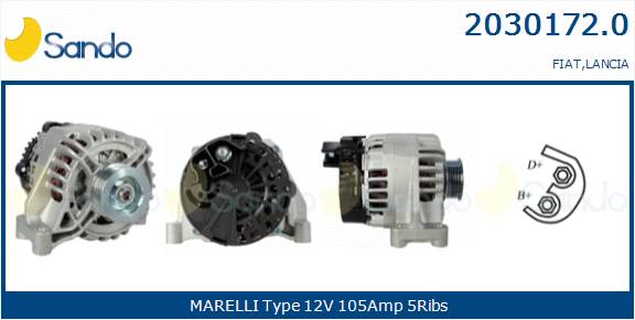  ALTERNATORE (ADATTABILE)