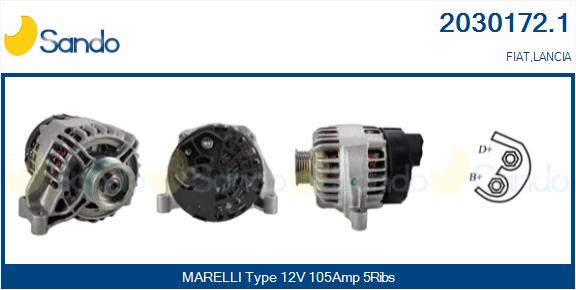 Alternatore SANDO 2030172.1