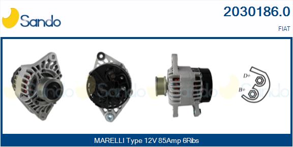  ALTERNATORE (ADATTABILE) FIAT MULTIPLA 1.9JTD 05-