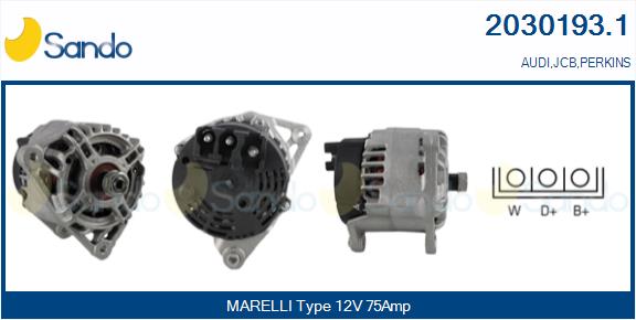 Alternatore SANDO 2030193.1