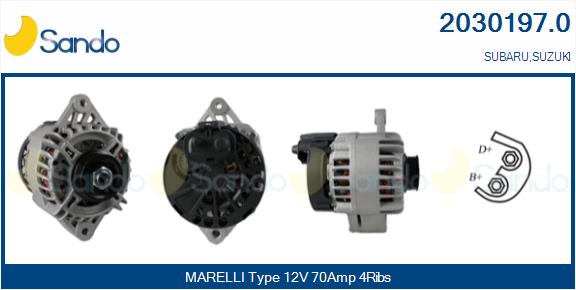  ALTERNATORE (ADATTABILE) SUZUKI