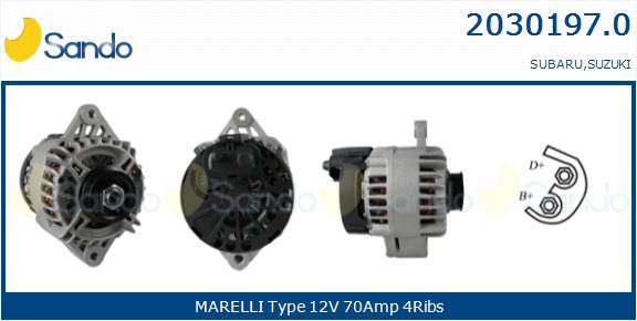  ALTERNATORE (ADATTABILE) SUZUKI