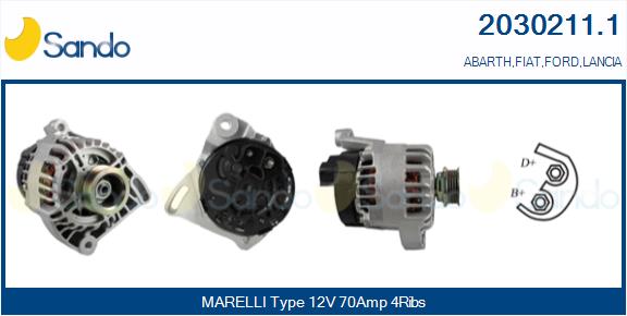 Alternatore SANDO 2030211.1