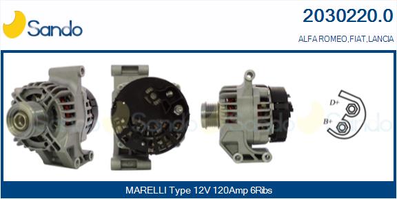  ALTERNATORE (ADATTABILE)