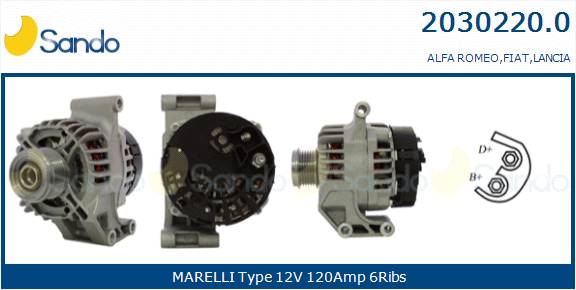  ALTERNATORE (ADATTABILE)