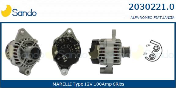  ALTERNATORE (ADATTABILE) FIAT BRAVO 1.6 D MJT -14