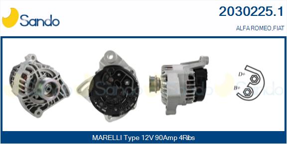 Alternatore SANDO 2030225.1
