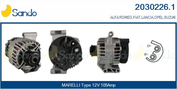 Alternatore SANDO 2030226.1