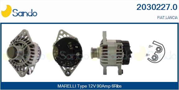  ALTERNATORE (ADATTABILE) FIAT IDEA 1.9 JTD 04-