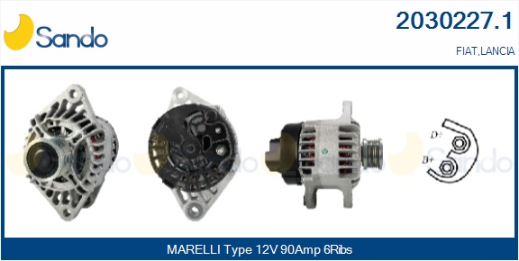  ALTERNATORE (ORIGINALE ) FIAT STILO 1.9DMJ -06