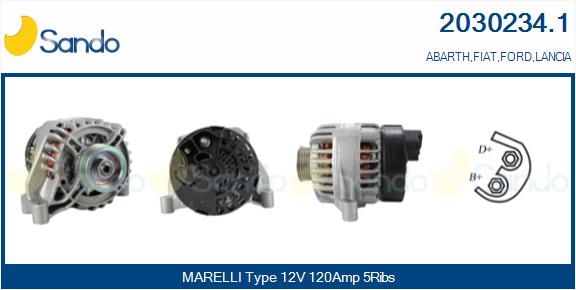Alternatore SANDO 2030234.1