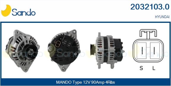 Alternatore SANDO 2032103.0